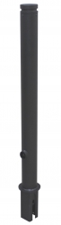 Stilpoller Ø 82 mm, mit Alukopf + Ziernut, herausnehmbar